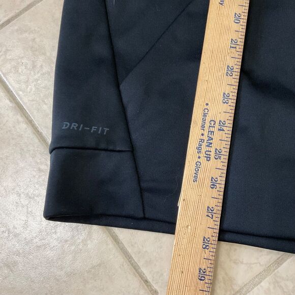 Nike Men Sweatshirt XL Black Hoodie pixel cammo Logo Big Swoosh Pocket Dri Fit - Picture 7 of 8